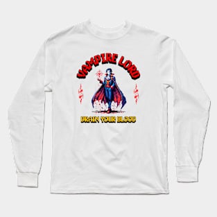 vampire lord pixel art Long Sleeve T-Shirt